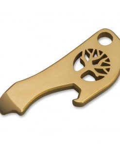 Boker Bottleneck Stainless Steel Keychain Tool Bottle Opener, Brass
