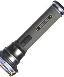 BareBones Living Vintage Flashlight, 300 Lumens, Aluminum and Steel Construction