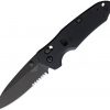 Hogue Trauma First Response Tool HO34760, 3.38" Bohler N680 Black Cerakote Serrated Blade, Black G-10 Handles -Cheap Gear Store HO34760 65485.1622217589