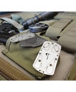 Jake Hoback Escape & Evasion Tag HOBTAG, 2" Stainless Steel Silver Pocket Tool (6 in 1 Tool) -Cheap Gear Store HOBTAG 1 52869.1619188569
