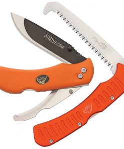 Outdoor Edge Razor Pro Saw Combo - Orange Set of 2 w/ Sheath ROC-30C