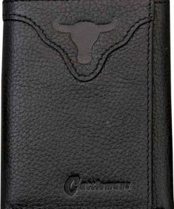 Cattleman's Cutlery Tri-Fold Wallet Black Leather