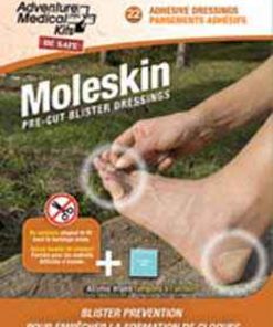 Adventure AD0155-0400 Medical Kits Moleskin Pre-Cut Blister Dressing