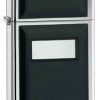 Zippo Z1655 Lighter Ultralite Slim Black Emblem, High Polish Chrome -Cheap Gear Store knifework 1655 11697.1566586827