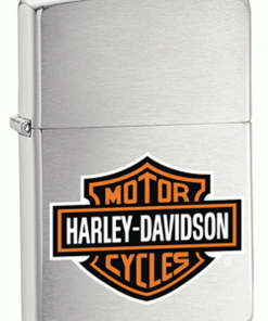 Zippo Z200HDH252 Lighter H-D Logo, Brushed Chrome