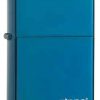 Zippo Z20446ZL Lighter Sapphire WIth Zippo Logo -Cheap Gear Store knifework 20446zl 01361.1566586827