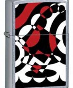 Zippo Z20844 Lighter Circling Angle, Street Chrome