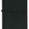 Zippo Z236 Classic Lighter, Black Crackle -Cheap Gear Store knifework 236master 1 96900.1566586828