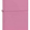 Zippo Z238 Lighter Pink Matte -Cheap Gear Store knifework 238master 18507.1566586812