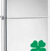 Zippo Z24007 Classic, A Bit o' Luck, High Polish Chrome -Cheap Gear Store knifework 24007.1 95046.1566586807