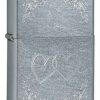 Zippo Z24016 Heart to Heart, Street Chrome -Cheap Gear Store knifework 24016 69847.1566586804