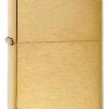 Zippo Z240 Vintage Lighter, Brushed Brass -Cheap Gear Store knifework 240master 66187.1566586820