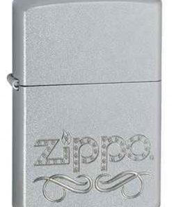 Zippo Z24335 Scroll, Satin Chrome