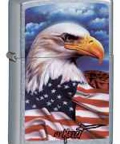 Zippo Z24764 Classic Lighter,Mazzi Freedom Watch, Street Chrome