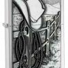 Zippo Z24879 Classic Lighter, Resting Cowboy, Brushed Chrome -Cheap Gear Store knifework 24879 81596.1566586731
