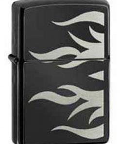 Zippo Z24951 Ebony Tattoo Flame Lighter