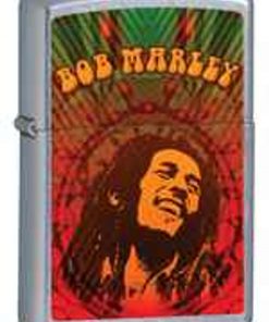Zippo Z24991 Classic Lighter, Bob Marley Smile, Street Chrome