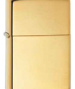 Zippo Z254B Classic Lighter, High Polish Brass