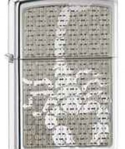 Zippo Z28053 Classic Lighter, Hidden Scorpion, High Polish Chrome