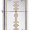 Zippo Z28137 Classic Lighter, Razor Blade, High Polish Chrome -Cheap Gear Store knifework 28137 18311.1566586746