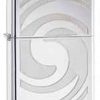 Zippo Z28286 Classic, 3D Abstract Swirl, High Polish Chrome -Cheap Gear Store knifework 28286 36014.1566586768