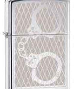 Zippo Z28287 Classic, Caged Handcuffs, High Polish Chrome