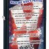 Zippo Z28315 Classic Lighter, Military Wife's Prayer, Black Matte -Cheap Gear Store knifework 28315 67145.1566586748