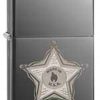 Zippo Z28360 Classic, Skull Badge, Black Ice -Cheap Gear Store knifework 28360 94158.1566586776