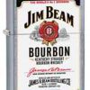 Zippo Z28419 Classic Lighter, Jim Beam Label, Street Chrome -Cheap Gear Store knifework 28419 69862.1566586760