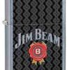 Zippo Z28420 Classic Lighter, Jim Beam Wax Seal, Street Chrome -Cheap Gear Store knifework 28420 16037.1566586761