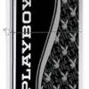 Zippo Z28429 Classic Lighter, Playboy Luxury, High Polish Chrome