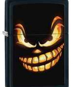 Zippo Z28439 Classic, Jack-O-Lantern, Black Matte
