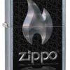 Zippo Z28445 Classic, Flame Logo, Street Chrome -Cheap Gear Store knifework 28445 67692.1566586773