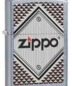 Zippo Z28465 Classic, Geometrical Design, Street Chrome