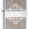 Zippo Z28467 Classic, Intertwining Heart, High Polish Chrome -Cheap Gear Store knifework 28467 80489.1566586779