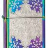 Zippo Z28468 Classic, Floral Geometric, Spectrum -Cheap Gear Store knifework 28468 77303.1566586780