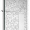 Zippo Z352 Lighter Venetian, High Polish Chrome