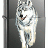 Zippo Z769 Classic Lighter, White Wolf, Black Ice -Cheap Gear Store knifework 769 02951.1566586819