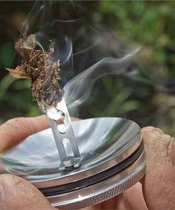 Aurora 855 Fire Starter Tinder HOT Box Solar Fire Starter, Solid Aircraft Aluminum