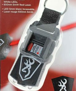 Browning BR3208 Black Label Tactical Light, 2 LED, 1 Red Laser