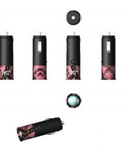Browning BR5108 On the Road 2, 12V Rechargeable Flashlight, Black & Pink