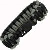 Knotty Boys Black and Foliage Survival Bracelet Fat Boy style. Size: Large -Cheap Gear Store knifework ky108 15802.1566585782