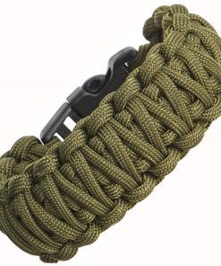 Knotty Boys OD Survival Bracelet Fat Boy style. Size: Medium