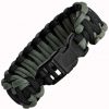 Knotty Boys Black and Foliage Survival Bracelet Fat Boy style. Size: Medium -Cheap Gear Store knifework ky118 50829.1566585786