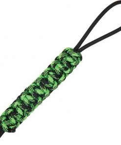 Knotty Boys Zombie Lanyard, Neon Green & Black