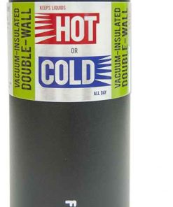 Lifeline 18 oz Matte Black Vacuum-Insulated Bottle