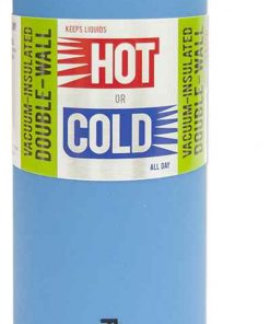 Lifeline 18 oz Crater Blue Vacuum-Insulated Bottle