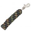 Para Cord Key Chain Black and Woodland Camo -Cheap Gear Store knifework pdkcrbwc.1 60140.1566589770