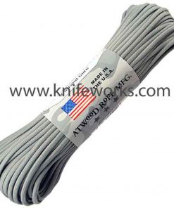 Parachute Cord Grey. Nylon construction. 100 ft. length
