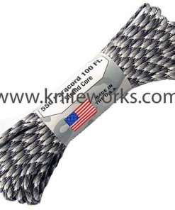 Parachute Cord Urban Camo. Nylon construction. 100 ft. length